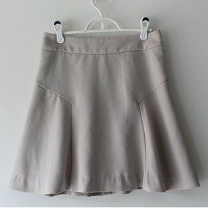 Chic Express Flare Cream Skirt 4